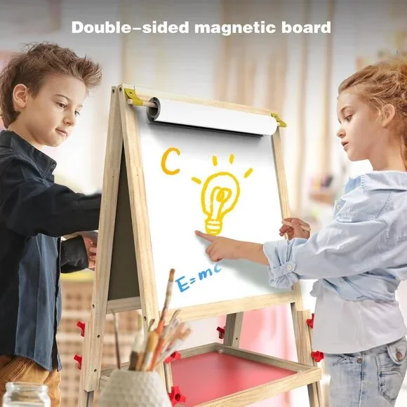 Art Easel for Kids Ages 4-8 Easels for Toddlers,Toddler Art Kids Easel Adjustabl